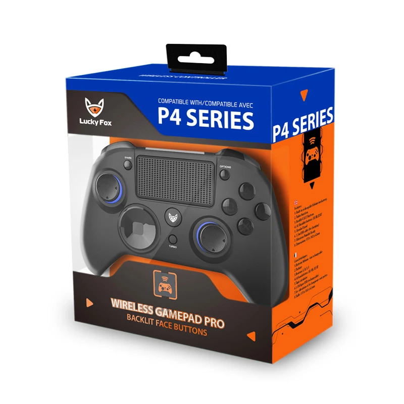 High quality PS4 wireless controller gamepad PS4 game joystick controller with LED light