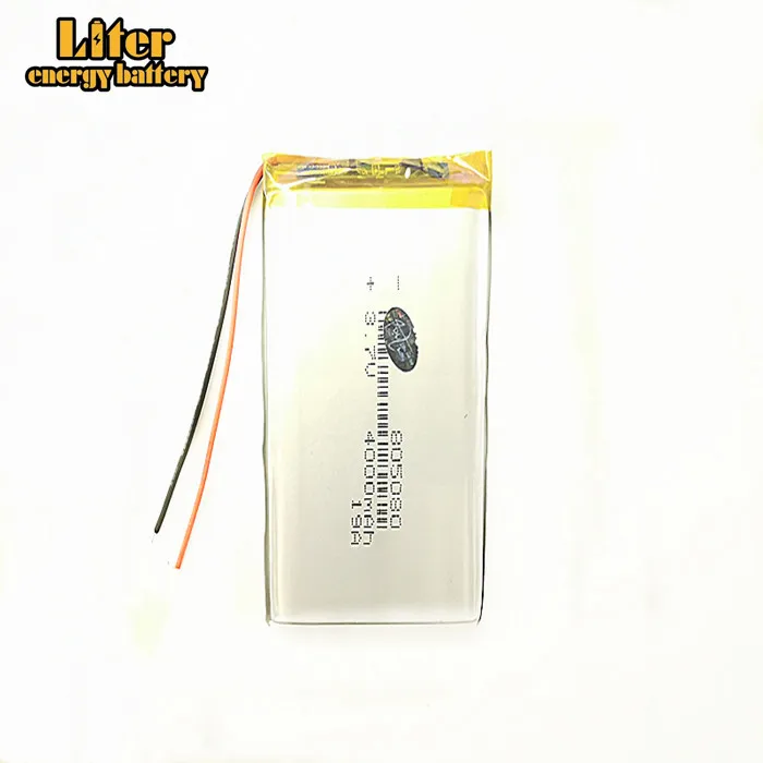 Перезаряжаемый литий-ионный аккумулятор oem lipo 805080 3,7 в 4000 мАч для аккумулятора ноутбука UN38.3 CE