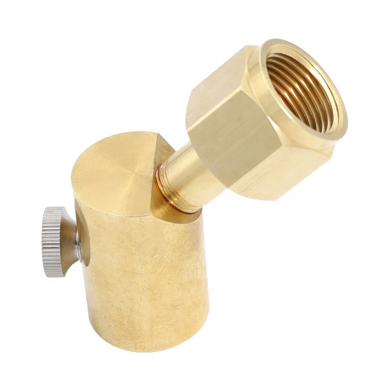 Co2 Cylinder Refill Adapter Co2 Tank to Soda Cylinder with Release Valve for Soda Maker Co2 Cylinder