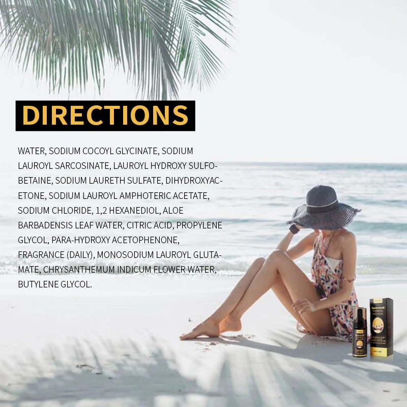 Tanning Products Manufacturer Organic Vegan Body Tan Mousse Paraben Free Private Label Scented Ultra Dark Self Tanning Mousse