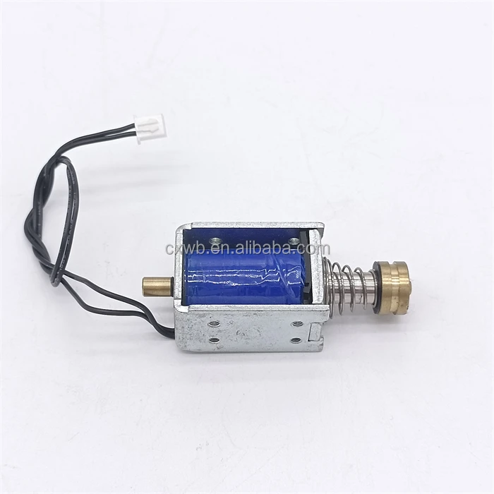 New arrival U0837S DC 24V linear solenoid Push-pull solenoid 9mm stroke mini solenoid for automation