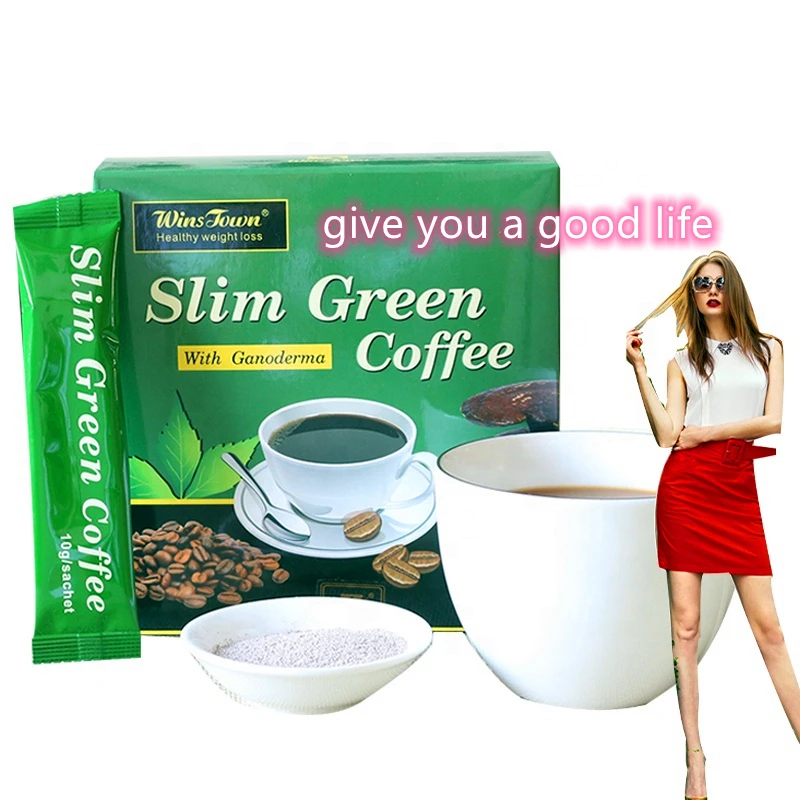 Wholesale slim private label weight loss instant green coffee fat burning Weight control supplements flat tummy tea coffee