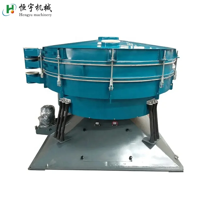 Fine Powder Seasonings Double Decks 600mm Round Swing Circular Tumbler Sieve Sifter Sifting Machine for Aluminum Powder
