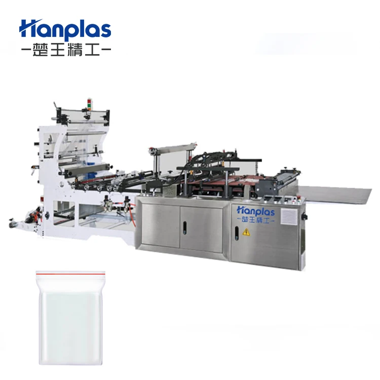 HP-ZC Factory Direct High Speed Self Seal Bag Forming Machine PE Zipper Bag Making Machine