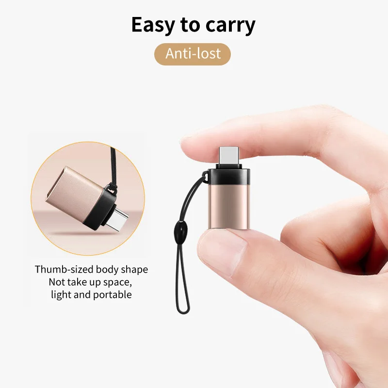 USB to usb-c Adapter Type-C to USB 3.0 Adapter Thunderbolt 3 Female Adapter OTG for MacBook Pro Connector