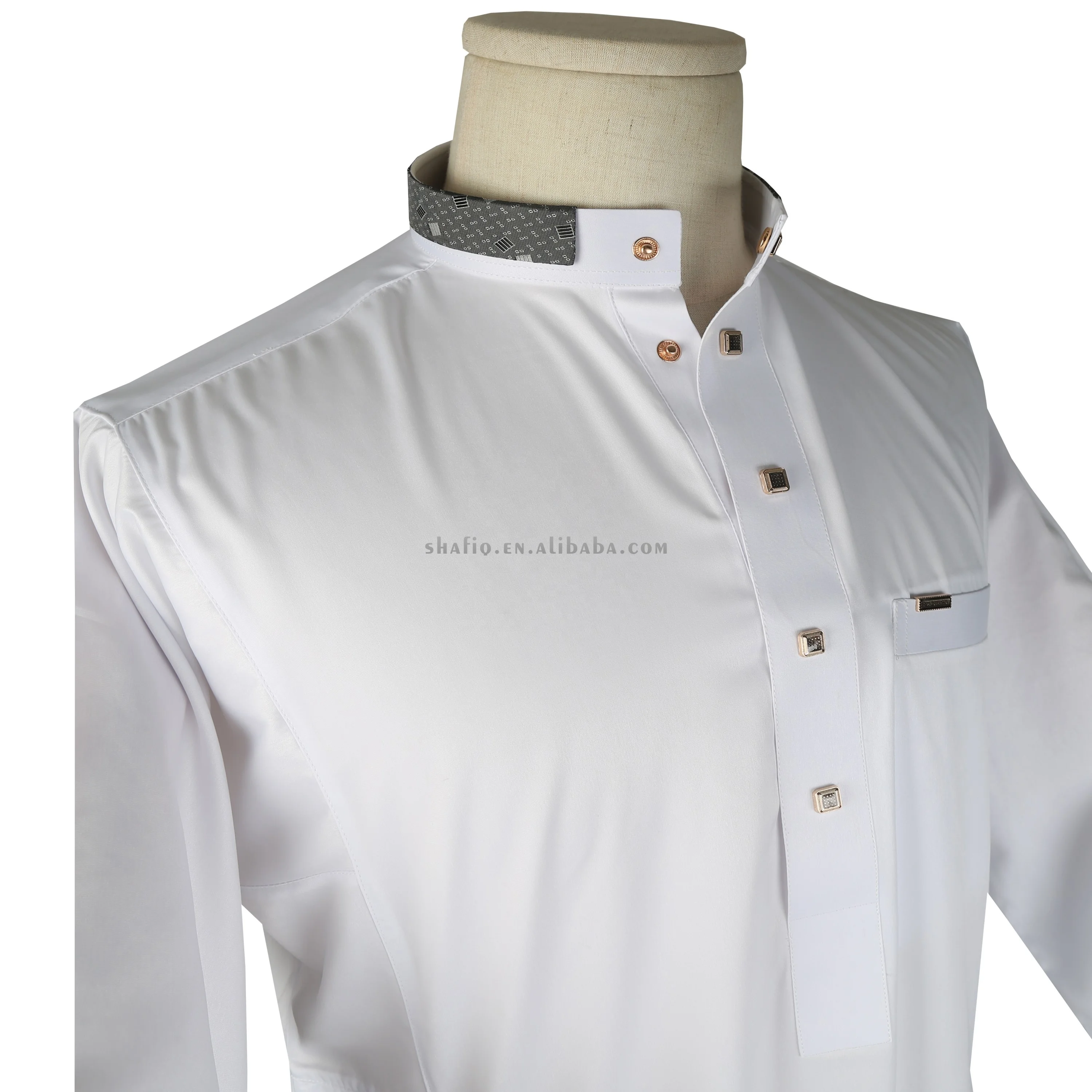 Summer Cuff Muslim Jubah Abaya Jalabya Ethnic Alharamain Lelaki Thobe Kandora Islamic Clothing For Man Arabic Dress Kaftan