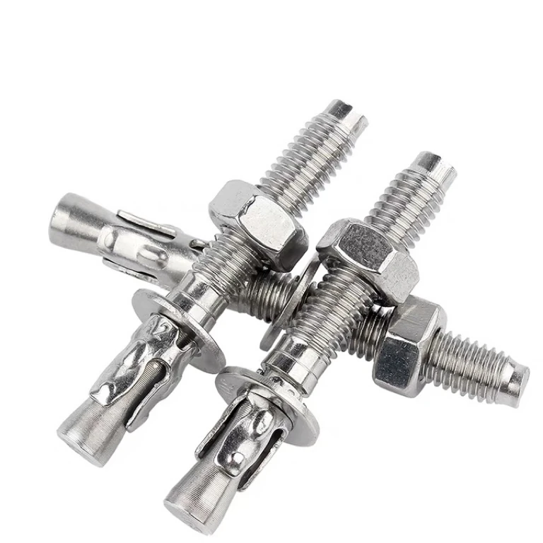Expansion Anchor Bolts and Nuts Wedge Undercut Through Bolt Plated Sleeve Type Elevator Fasteners