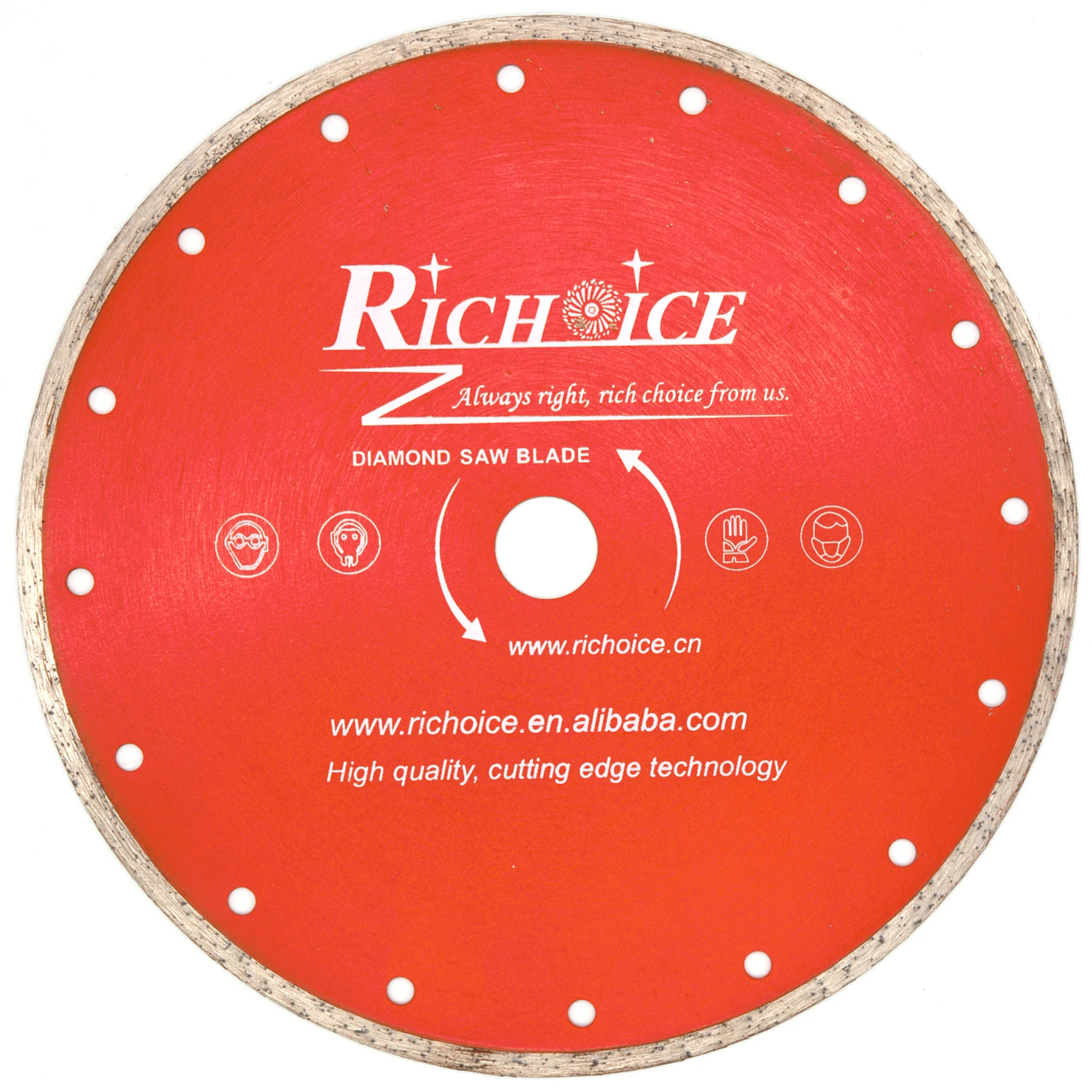 Richoice 115mm 4.5inch Diamond saw blade diamond cutting disc for cutting tile cutter, Granite, Ceramic ,stone and Marble