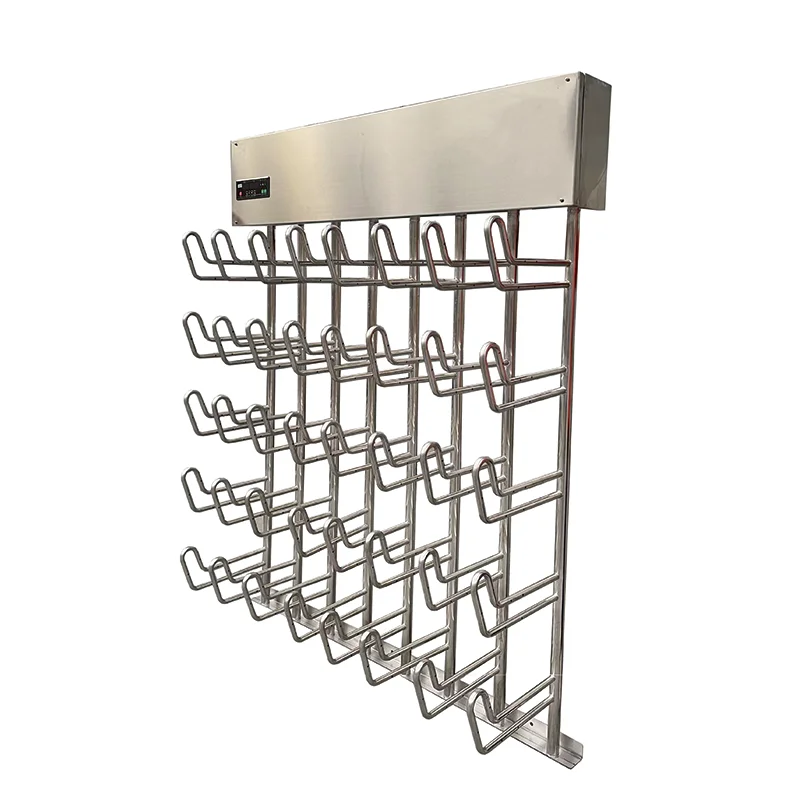 industrial Wall-mounted Stainless Steel Ski Boot Dryer display rack for boots and gloves with Ozone