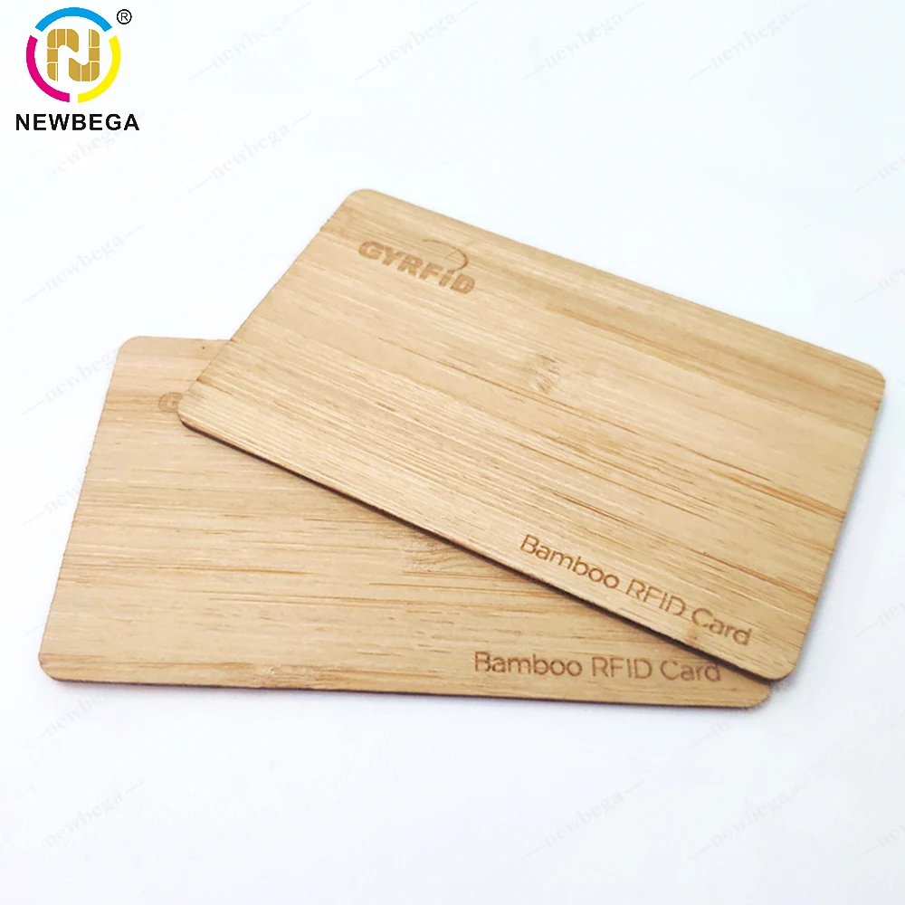NFC216 RFID Contactless Wooden Card Proximity Read Write