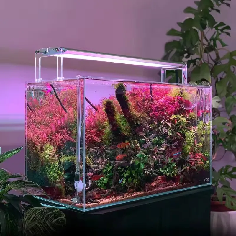 WEEK AQUA 30cm-140cm Aquarium Landscape Light  APP Control Fish Tank Led Aquarium Light For Aquariums Accessories
