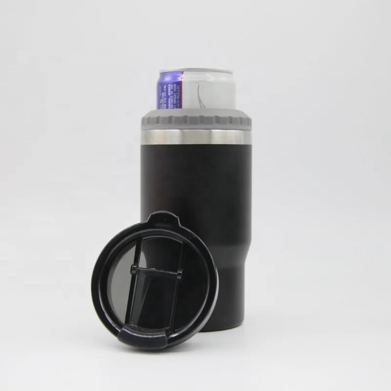 RTS 14oz can beer cooler stainless steel 304 Vacuum Insulated 14oz Drinking Cup 4 in 1 Beer Chiller