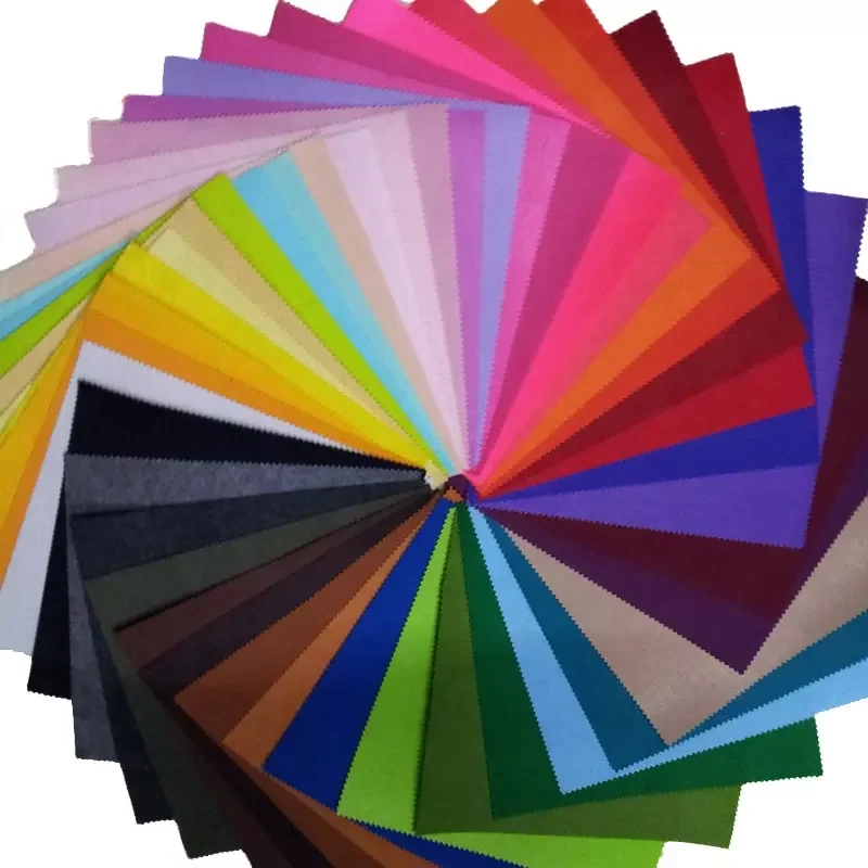 SENNIU Wholesale Punches Colorful Fabric Christmas Festivals 3mm 100% Polyester Craft Needle Non Woven Felt