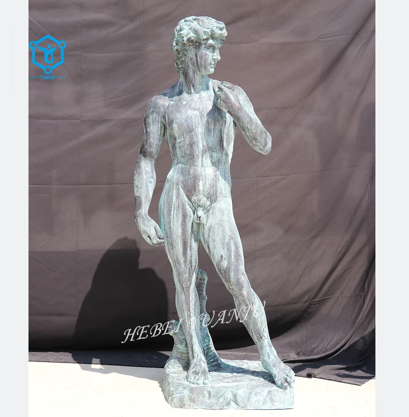 YUANJU Outdoor Full Size Large Nude Statue Bronze For Sale