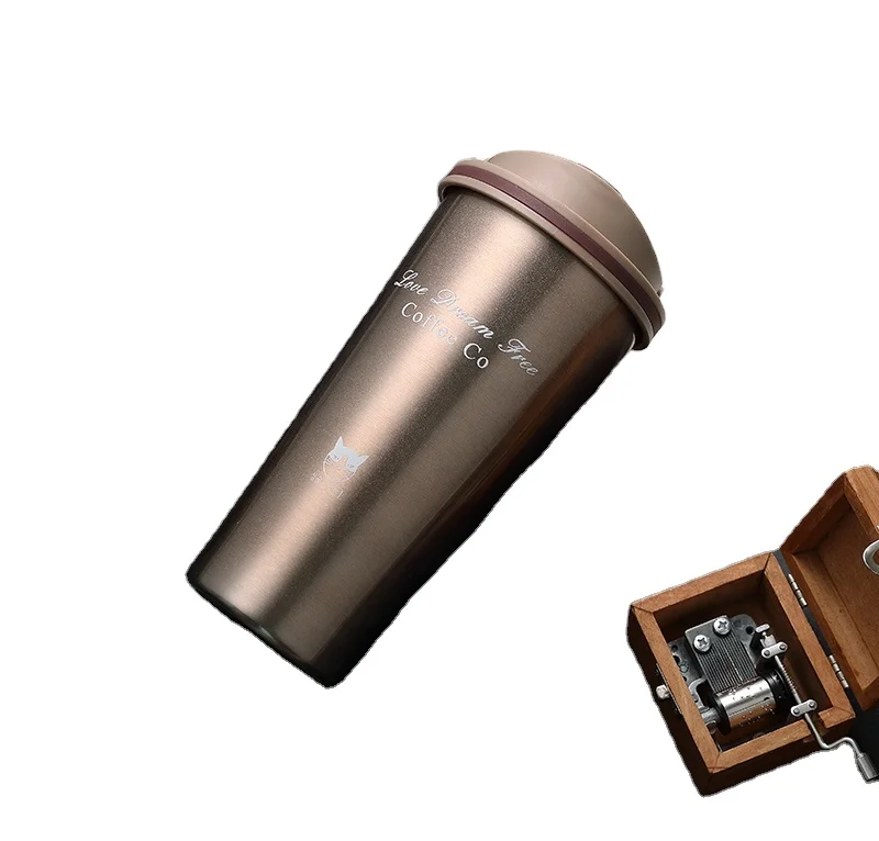 500ML Thermos Mug Coffee Cup with Lid Thermocup Seal Stainless Steel vacuum flasks Thermo mug for Car Water Bottles