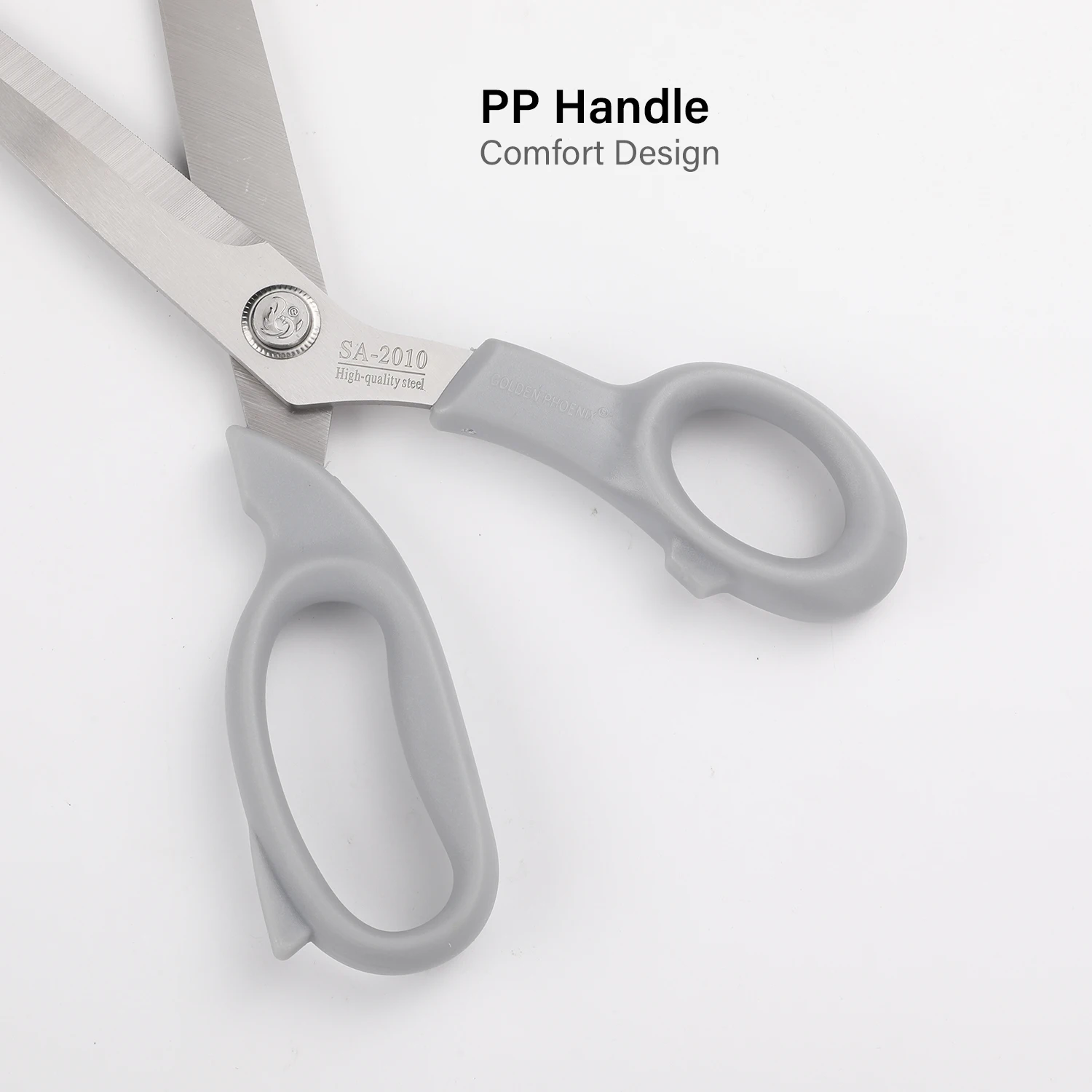 Hot Selling 10 Inch Plastic Handle Stainless Steel Cloth Fabric Household Sewing Tailor Scissors Professional