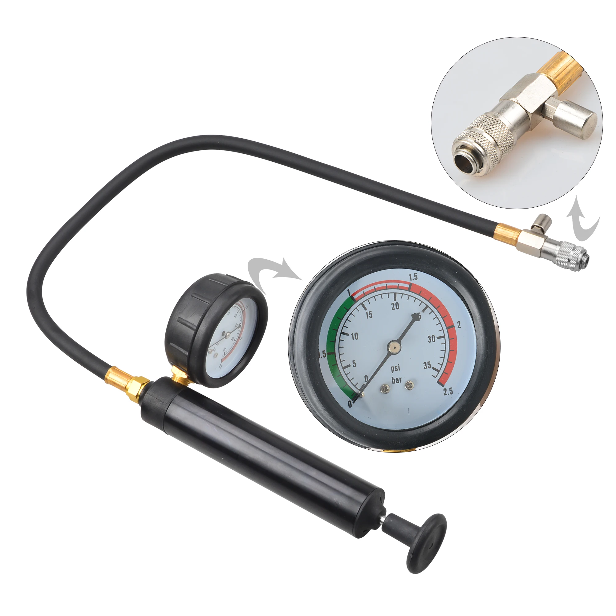 Универсальный Тестер давления радиатора набор для определения утечки воды в резервуаре