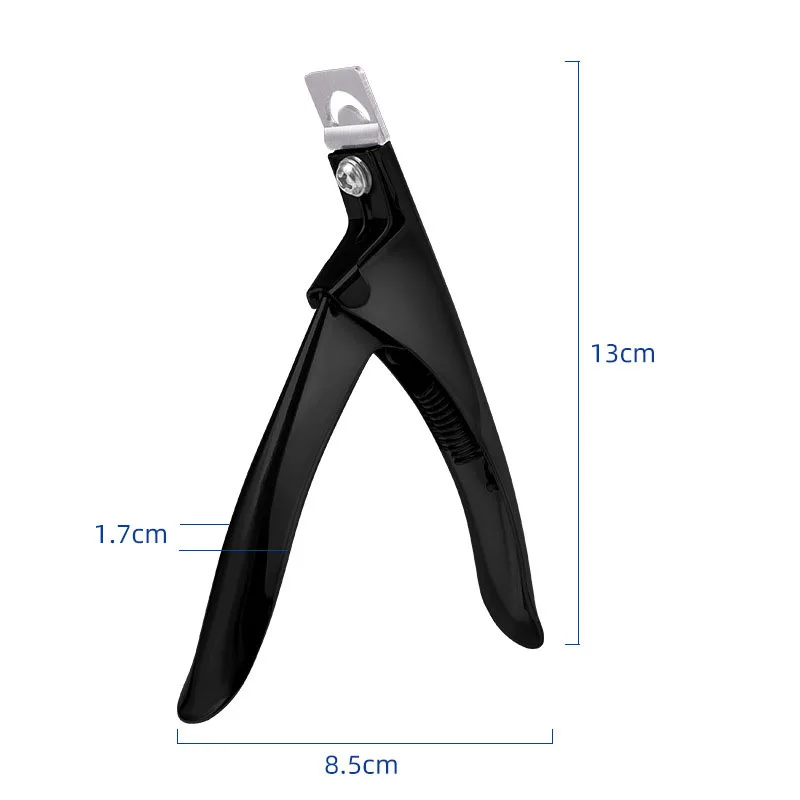 Nail scissors and colored titanium French u-shears  false nail clippers stainless steel nail clippers