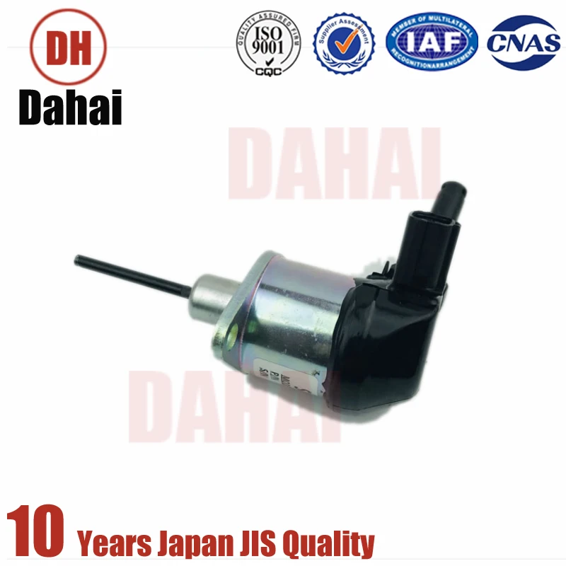 Dahai Japan Brand 12V Diesel Engine Fuel Stop Solenoid 1A021-60010 for Kubota Tractor D1503 D1703 V2003 V2203 V2403