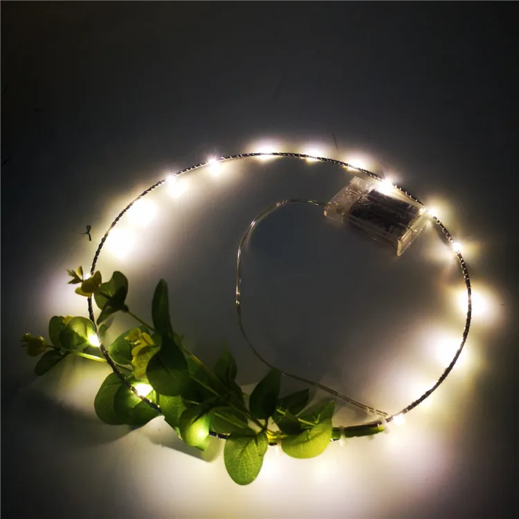 30CM Garland LED Light Battery Box Wedding Christmas Holiday Decoration 10pcs/Set (small)