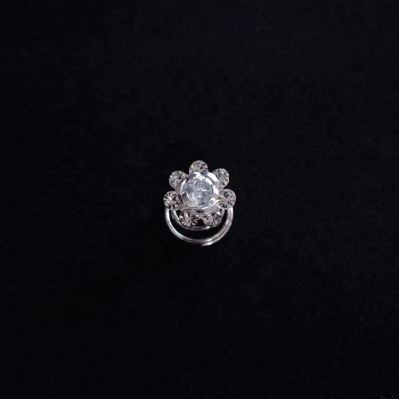 Flower butterfly wedding party bridal hair pick pearl crystal rhinestone hairpins swirl coil hair clip spiraled hair pin