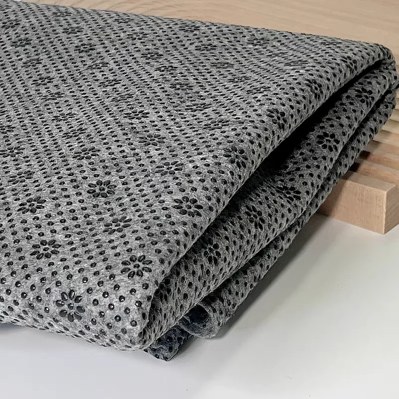 New Material Rug Non Woven Grey Backing Fabric Secondary Tufting Carpet