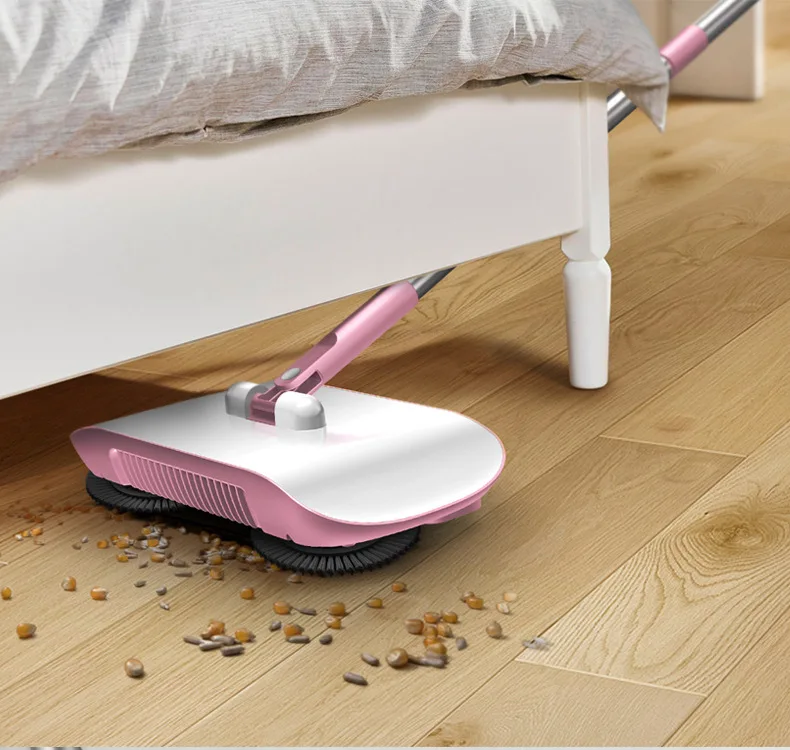 2022 New Hand-push Household Lazy Sweeper Set Dustpan Mopping and Vacuuming All-in-one Sweeping