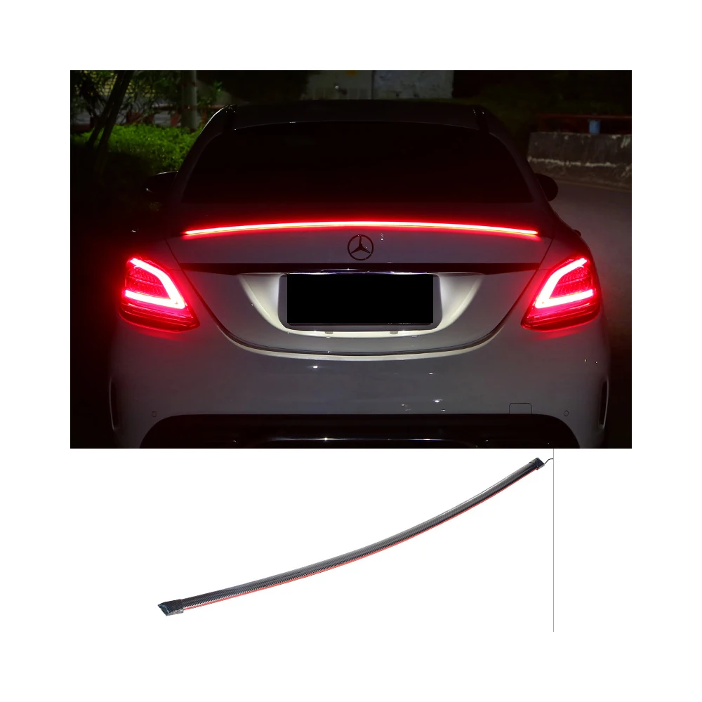 LED car taildoor rear tail door trunk spoiler light strip for toyota vios yaris camry corolla vitz c-hr rav4 highlander rear