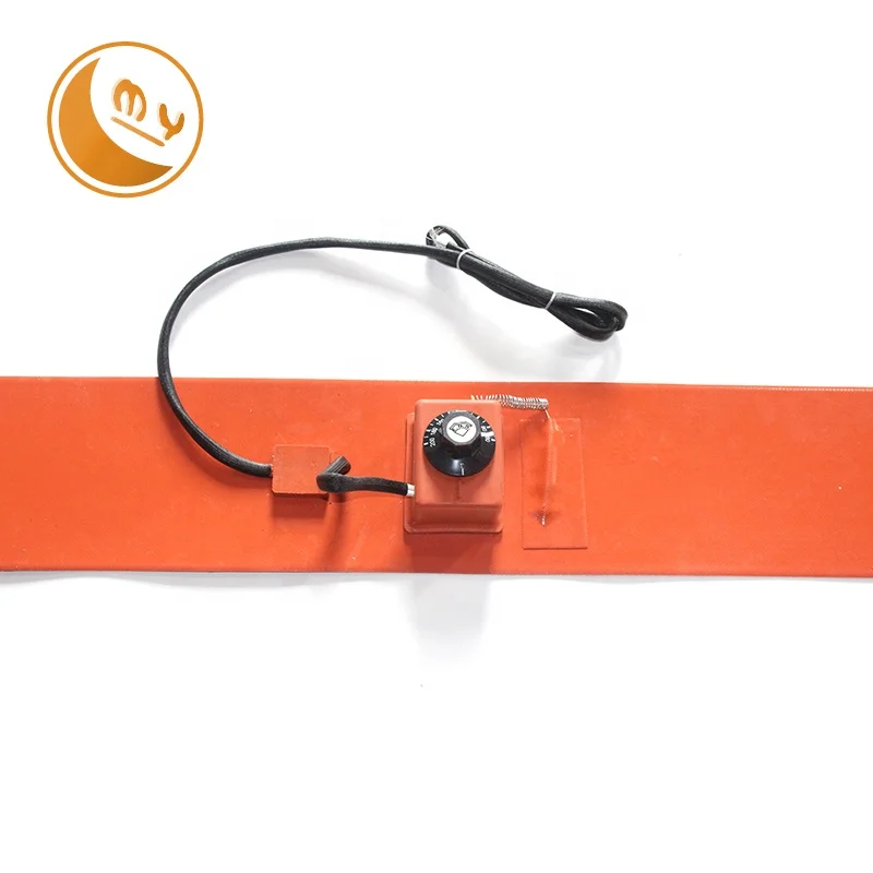 classic style oil pan rubber heater pad with dial controller