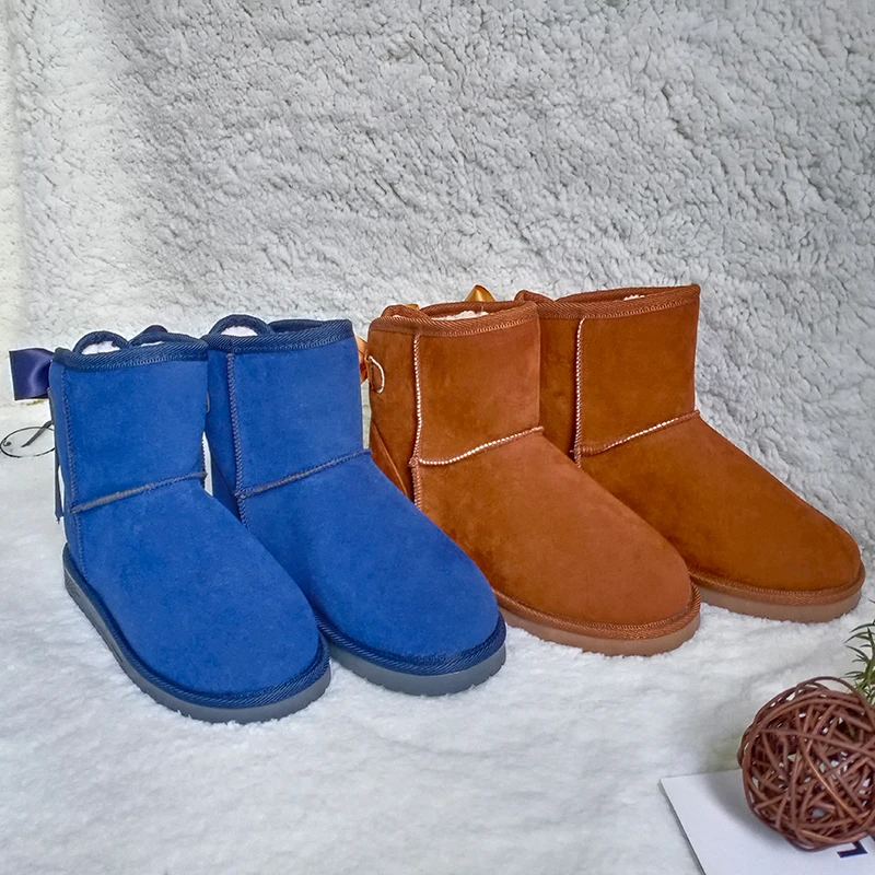 Newly Listed Suede Comfortable and Warm Snow Boots Fashion Cotton Winter Medium Tube Snow Boots for Women