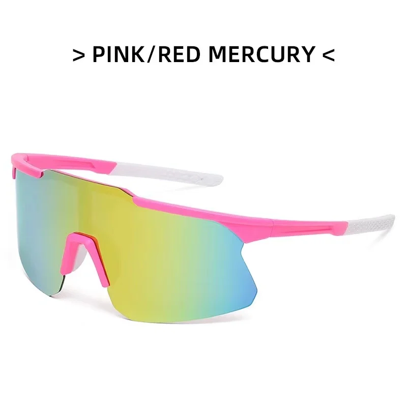 Wholesale Fashion Outdoor Oversized Mirror Lenses Sport Sunglasses Men Women
