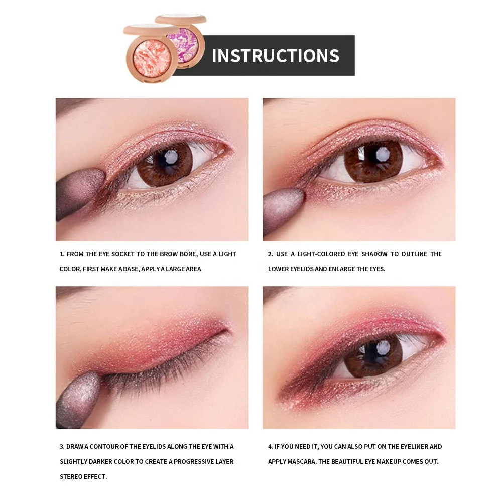 
Eyeshadow for Everyday Eye Makeup Private Label Eyeshadow Palette Glitter Eyeshadow Pallet 