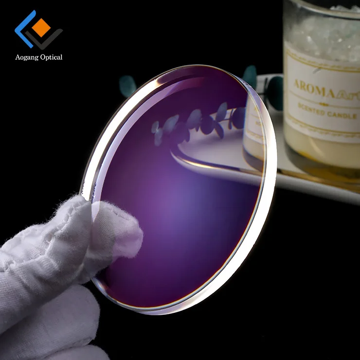 1.56 single vision eyeglasses lenses finished optical lens with AR coating ophthalmic lens