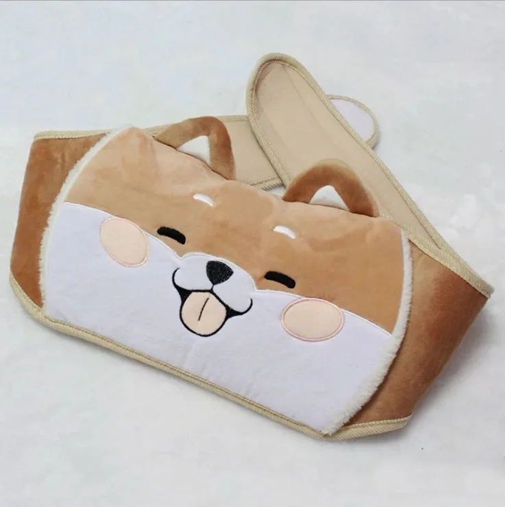 hot water bottle waist belt with fleece cover for adult