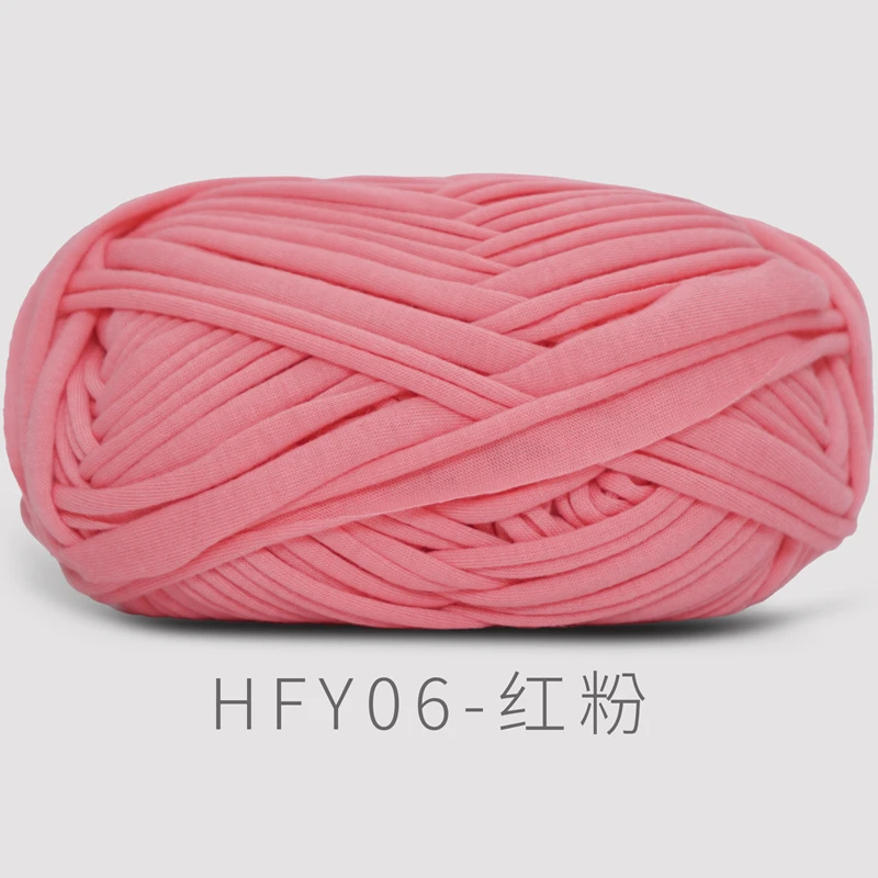 RongMeiXuan 100g Solid Color T Shirt Yarn Cotton Crochet For Diy Hand Knitting