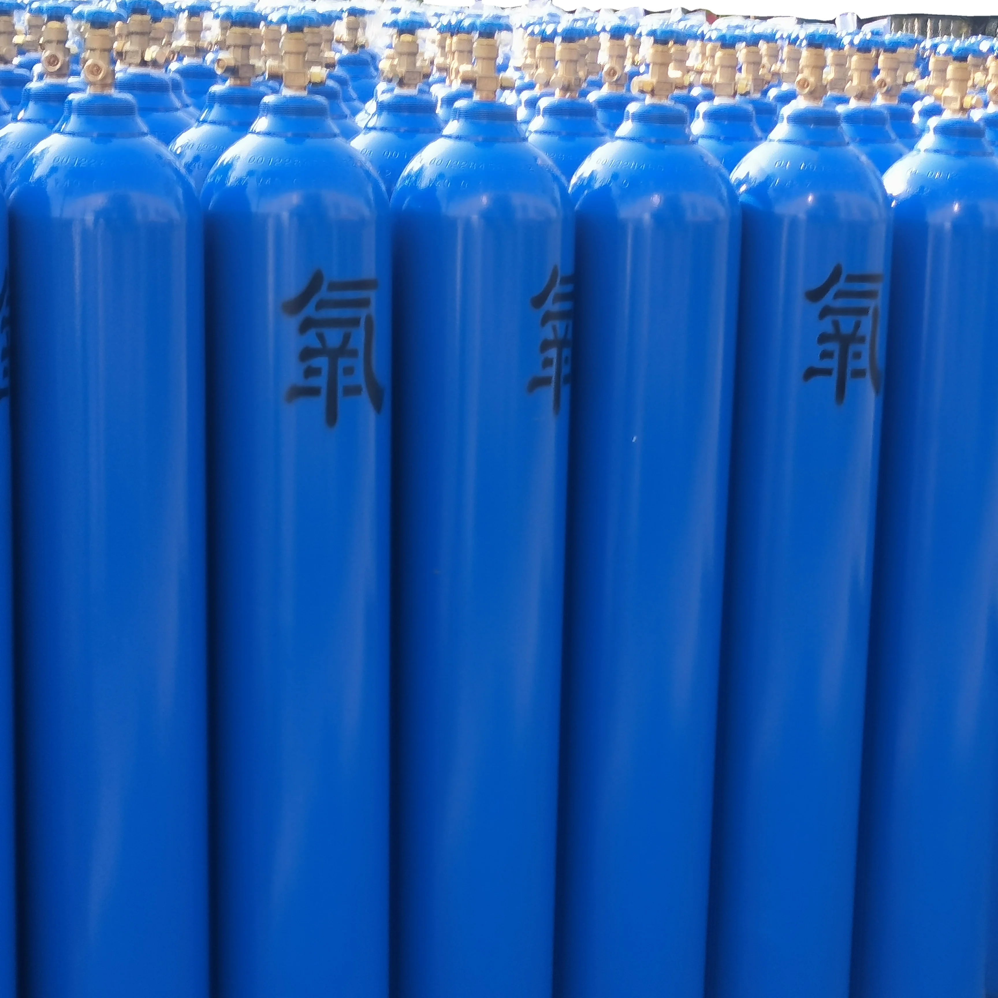 Big Size 40L 50L ISO Standard Oxygen Gas Cylinder For Industry And Medical