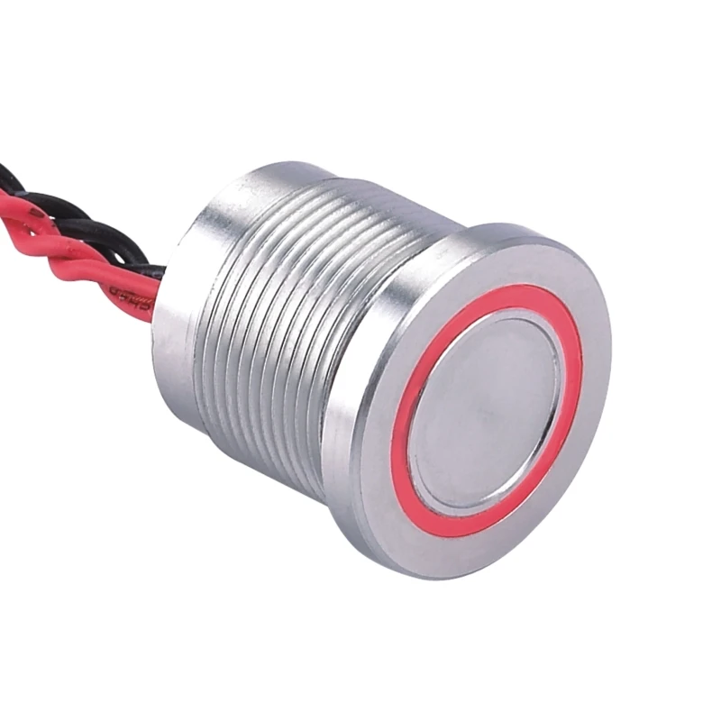 ELEWIND 19MM piezo switch with circle light( Different LED color fo choose)