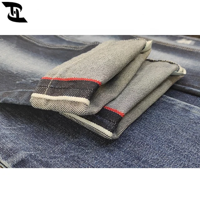 Wholesale pure cotton denim red selvage with competitive price YHT6270
