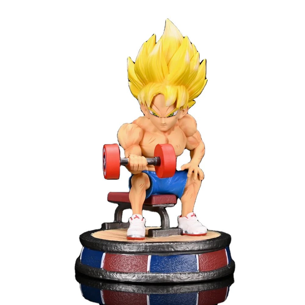 New Design Juguetes De Dragon Balls Z Action Figures Toys Fitness Goku Vegeta Gohan Figure Anime Collection Model Doll
