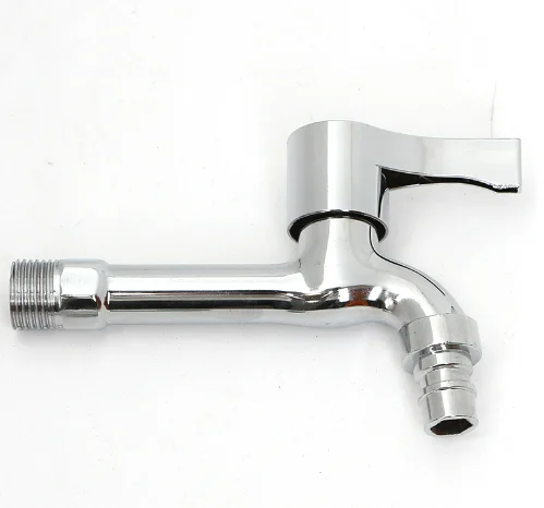 Multi-Function 4-Point Brass Faucet Quick Open Double Use One in Two Out for Bathroom Basin Washing Machine into the Wall Use