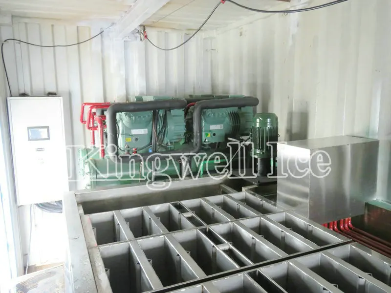 12TONS No-Installation Containerized Ice Block Making Machine Price