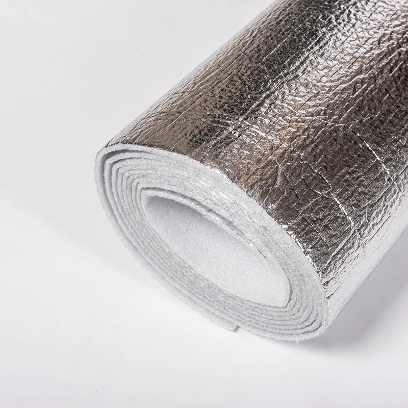 High Density Closed Cell Polyethylene EPE Foam Heat Insulation with Aluminum Foil Cell Foam Thermal Insulation Material