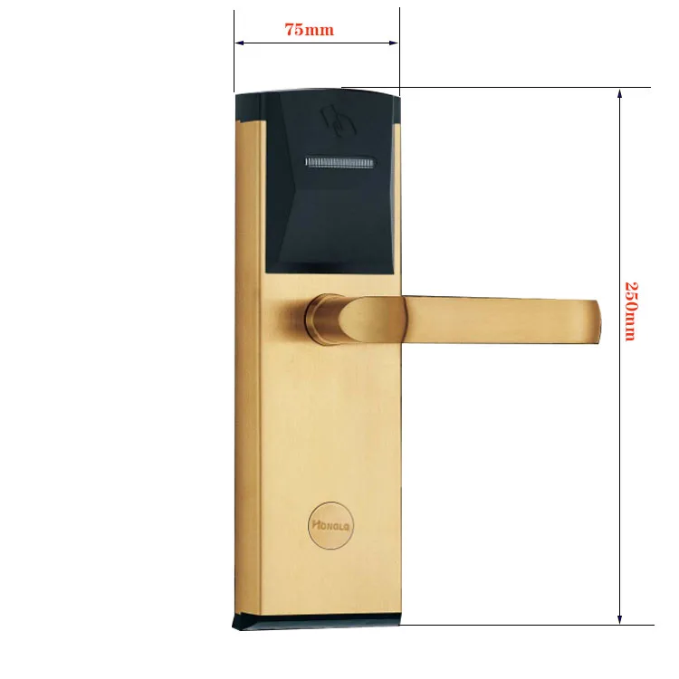New Fashion Favorable Price Hot Sale Hotel Lock Wifi Rfid Card Electronic Keyless Smart Door Lock