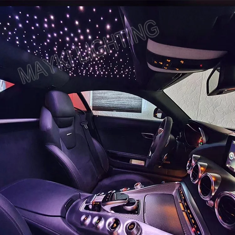 Mayki 10W Twinkle RGBW Optic Fiber Projector APP Control with Sound Mode for Star Ceiling Sky Light Car Home Use