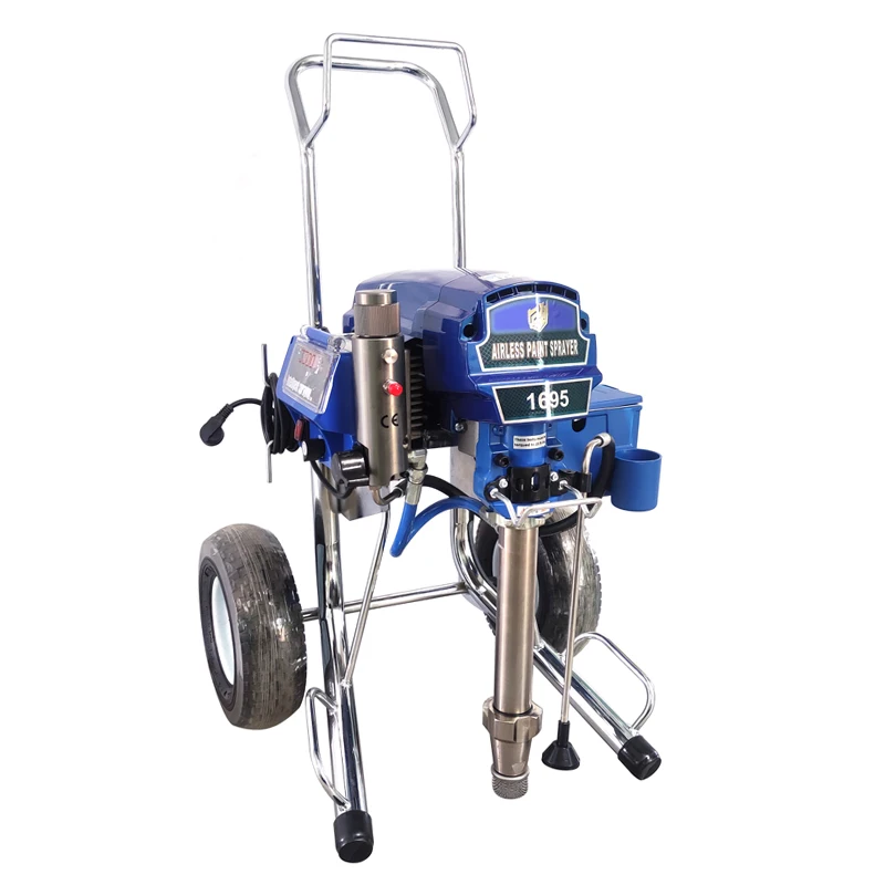 Factory direct sale 6L/min 110v 60Hz 4100w 1695 Hi-boy electric piston pump hvlp airless paint sprayer for putty spray