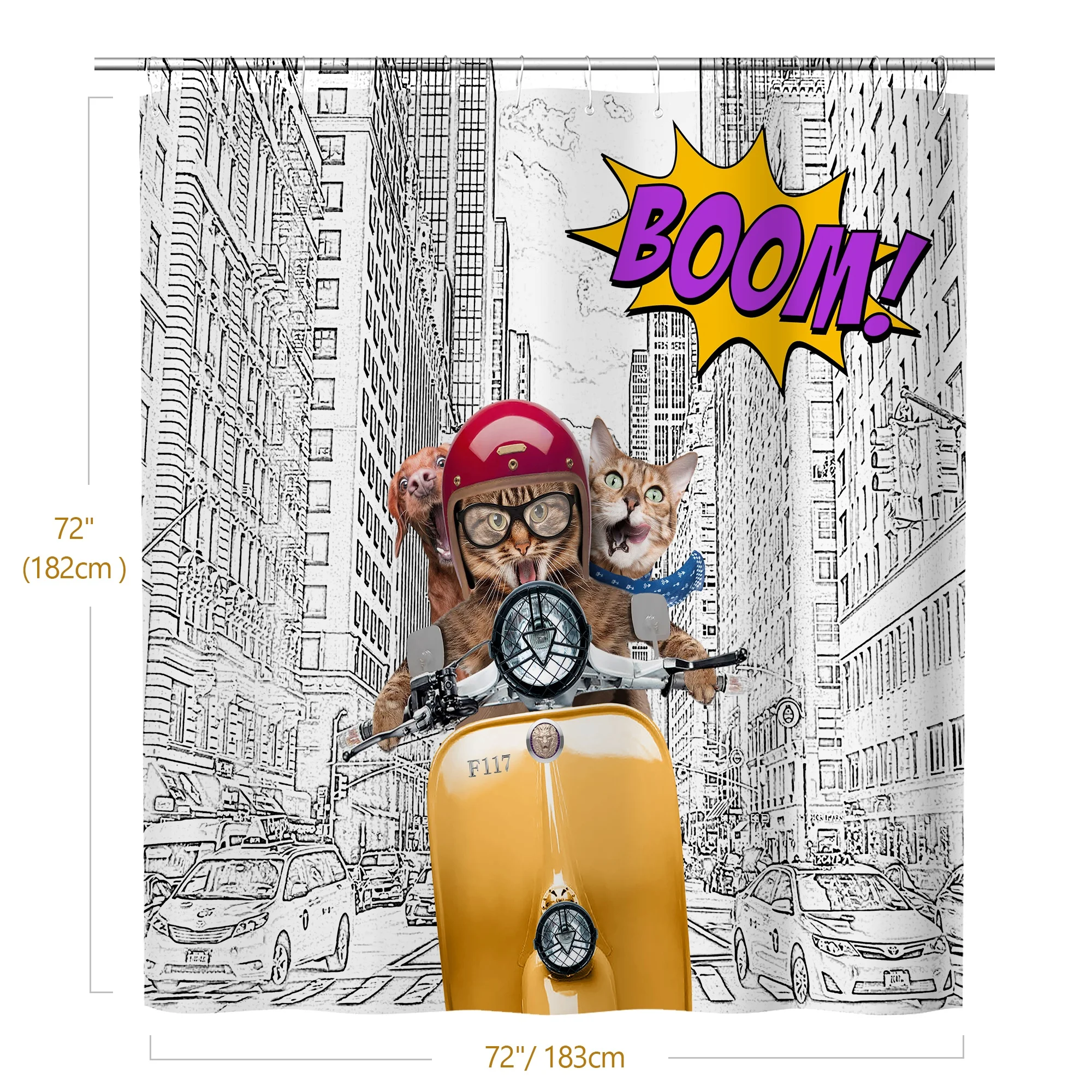 ALPHA TEXTILE Cortina de bano bathroom curtains shower set shower curtain print beach shower curtain customized