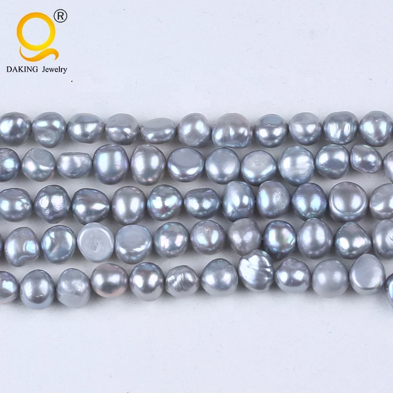 Wholesale 9-10mm baroque cultured freshwater pearl beads for making
