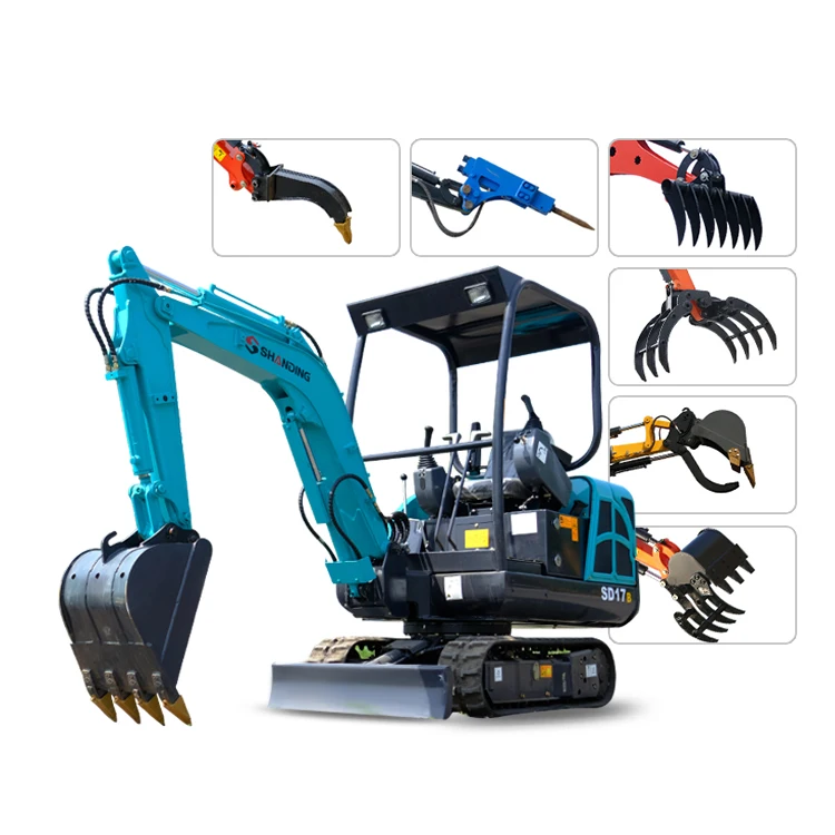 Hydraulic Excavator Mini Excavators Small Crawler Digger CE EPA China 1ton 2 Ton 3ton  Farmer Motor Cylinder Training