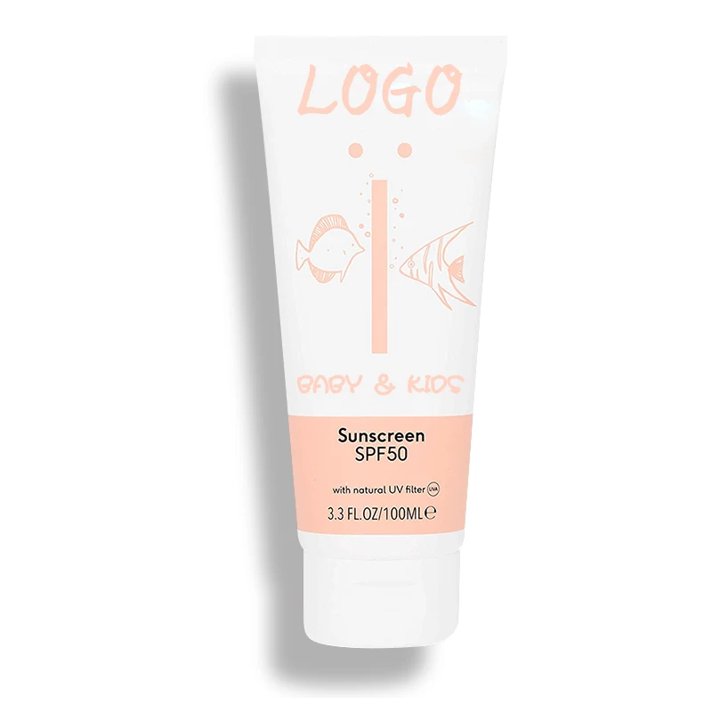 High Quality Professional Skincare SPF 50 Paraben-Free & Oil Free Shea Butter Baby Face Sunscreen Cream