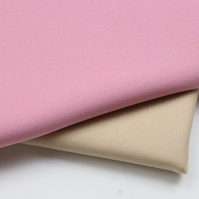 Premium Nylon spandex Stretch fabric 30/30N weft knitted matte reversible interlock yoga leggings yoga suit fabric